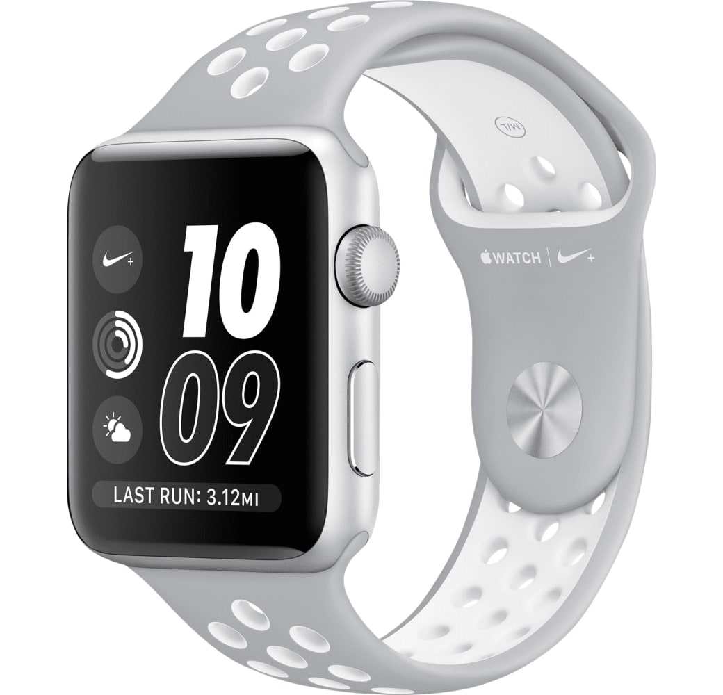 Silver/White Apple Watch Nike+ Series 2, 42mm.1