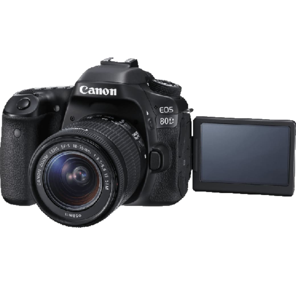 Rent Canon EOS 80D Kit +EF-S 18-55mm lens from €43.90 per month