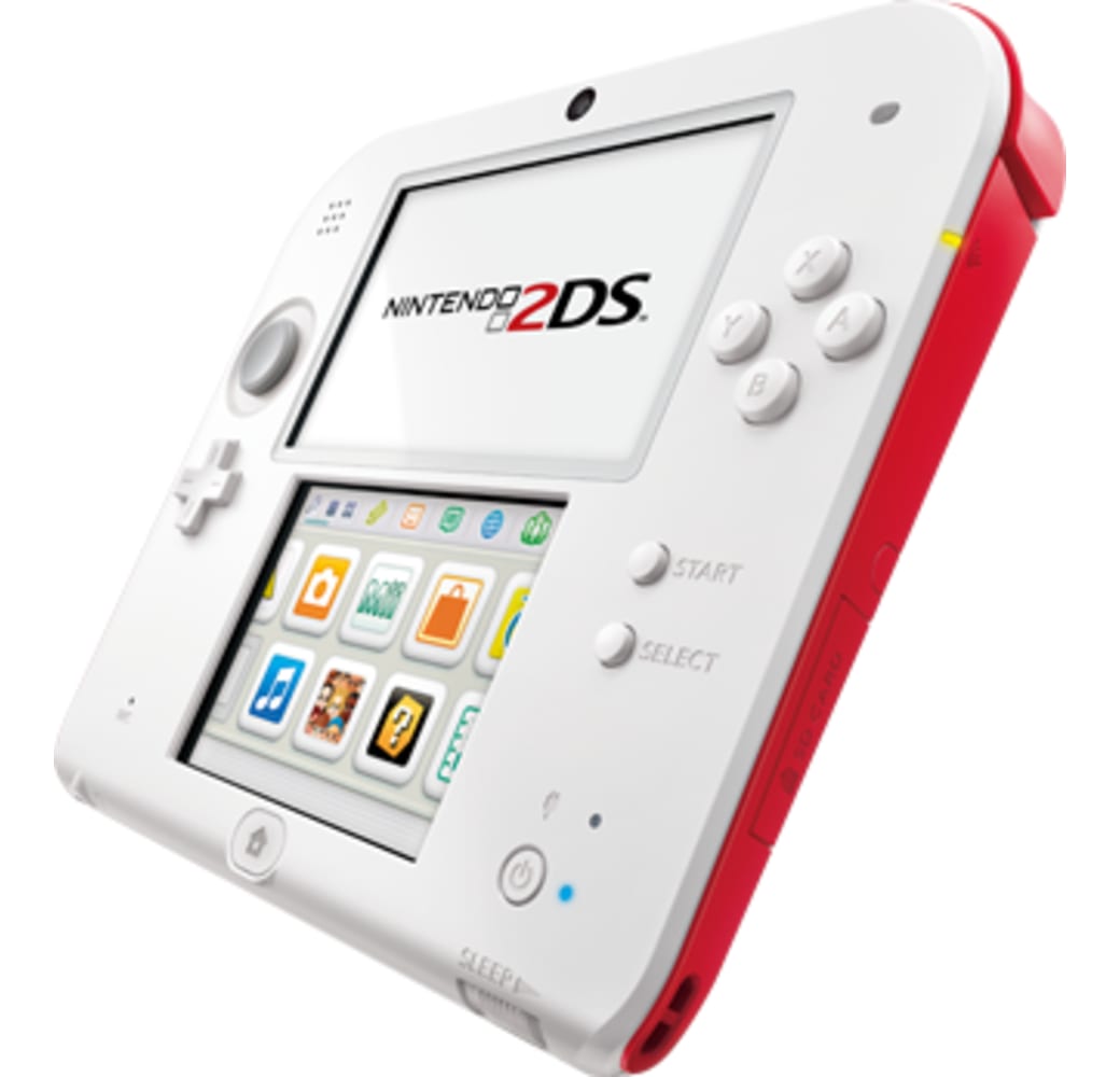 Weiß/Rot Nintendo 2DS .2