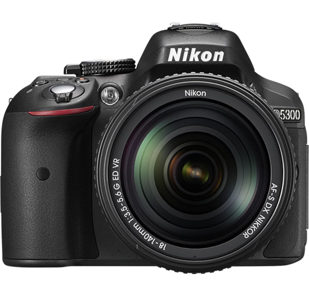 Schwarz Nikon D5300 Kit + AF-P 18-55mm VR lens.1