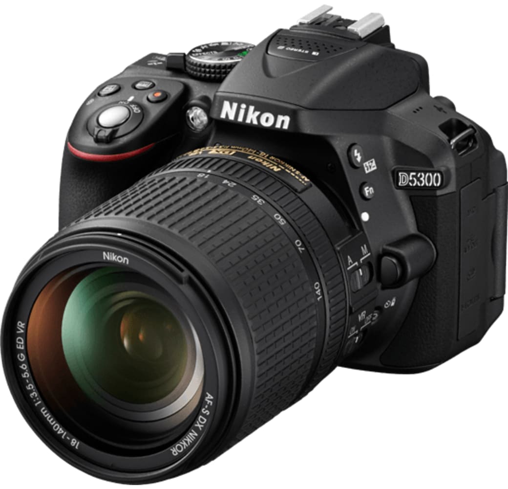 Negro Nikon D5300 Kit + AF-P 18-55mm VR lens.2