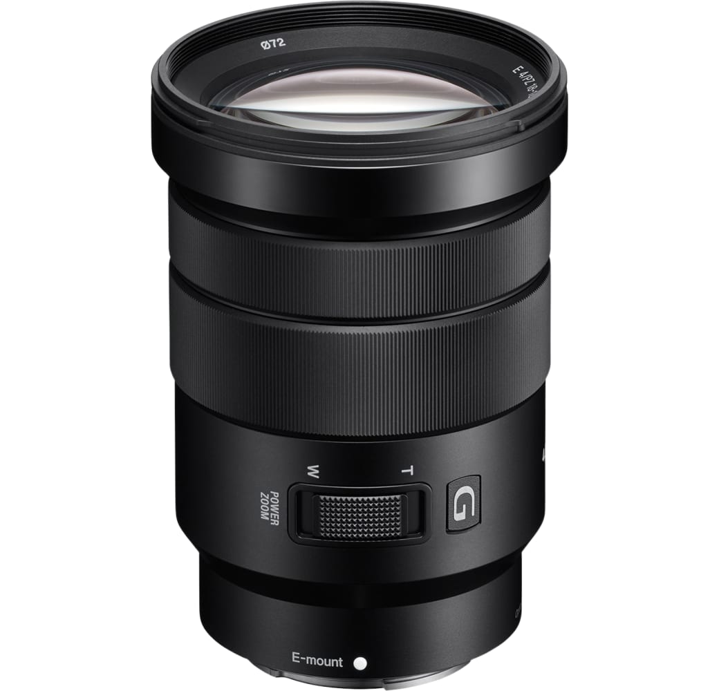 Black Sony 18-105mm f/4 G PZ OSS, E-Mount.1