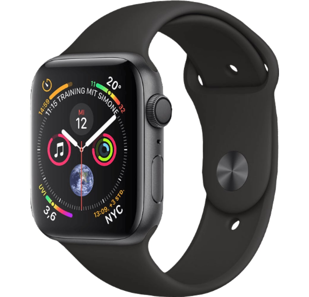 Black & Black Apple Watch Series 4 GPS, 40mm Aluminium case, Sport loop / band.2