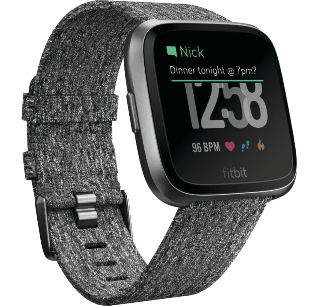 Grau Fitbit Versa Sonderausgabe Smartwatch.2