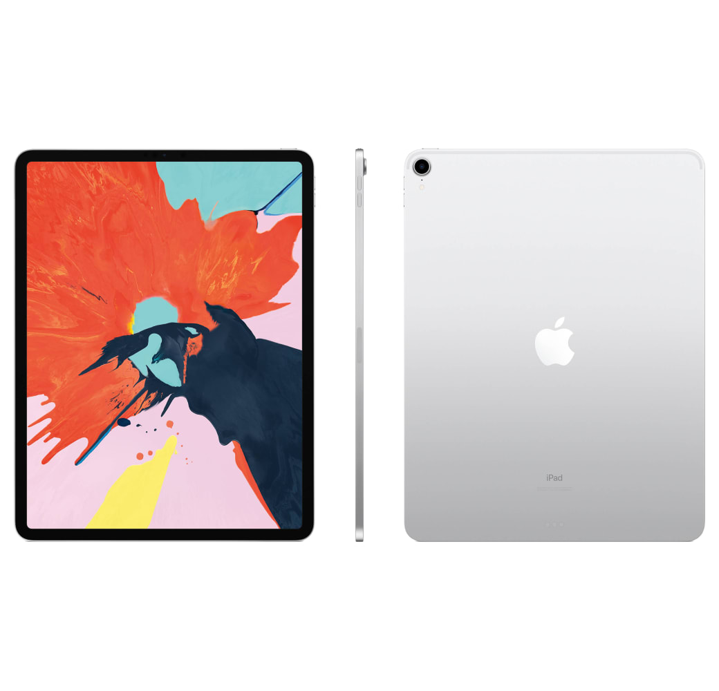 Silber Apple 12.9" iPad Pro Wi-Fi + Cellular (2018).2