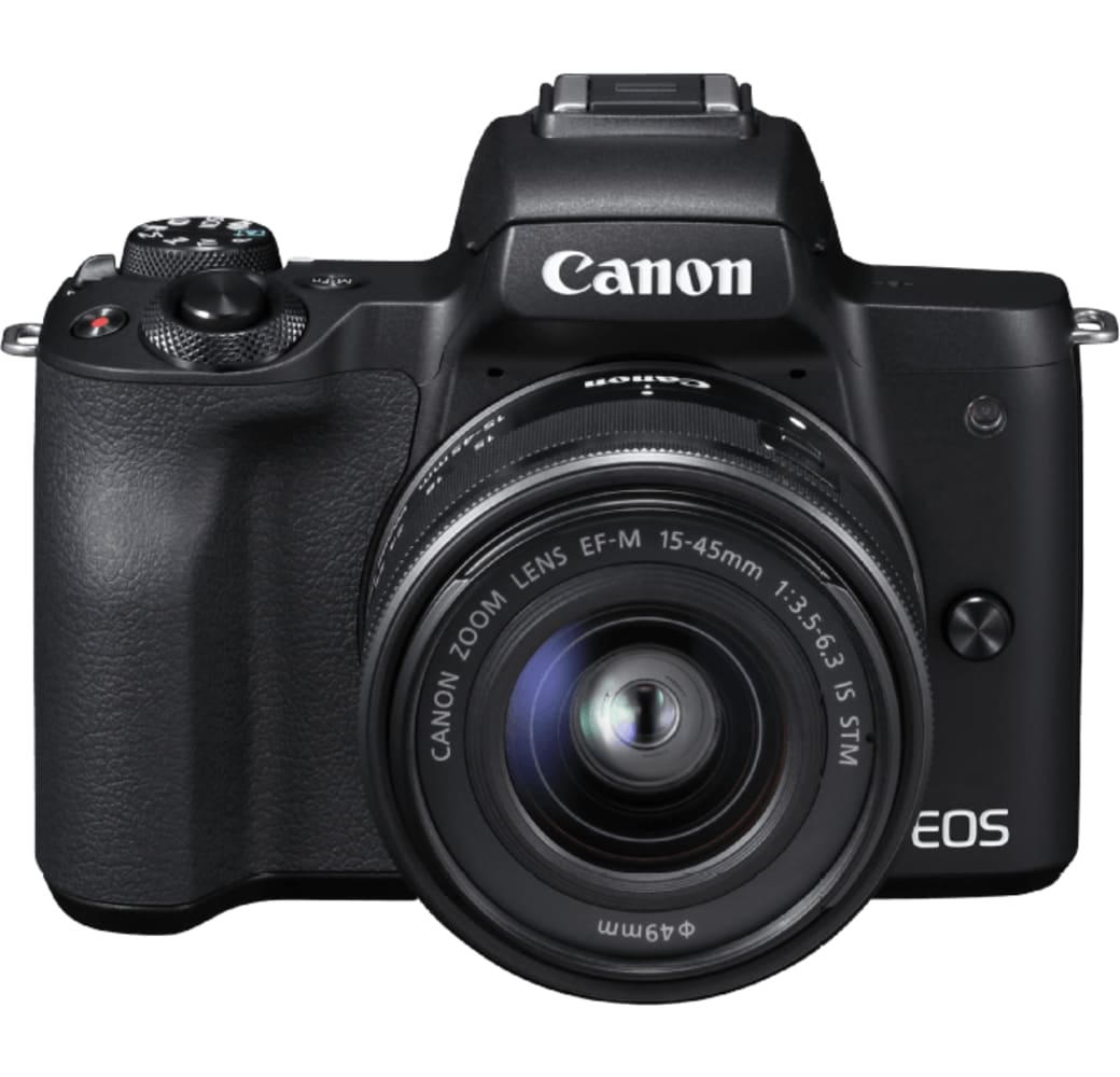 Black Canon EOS M50 + EF-M 15-45mm 3.5-6.3 IS STM, Camera KIT.1