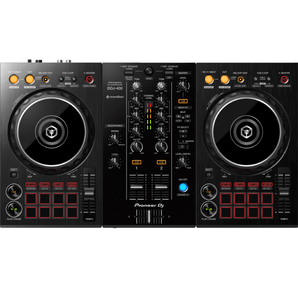 Black Pioneer DJ DDJ400 Controller.3