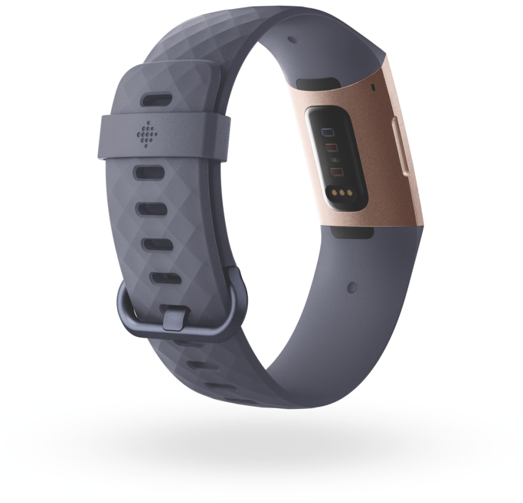 Rose Gold & Blau Grau Fitbit Charge 3 Aktivitäts-Tracker.2