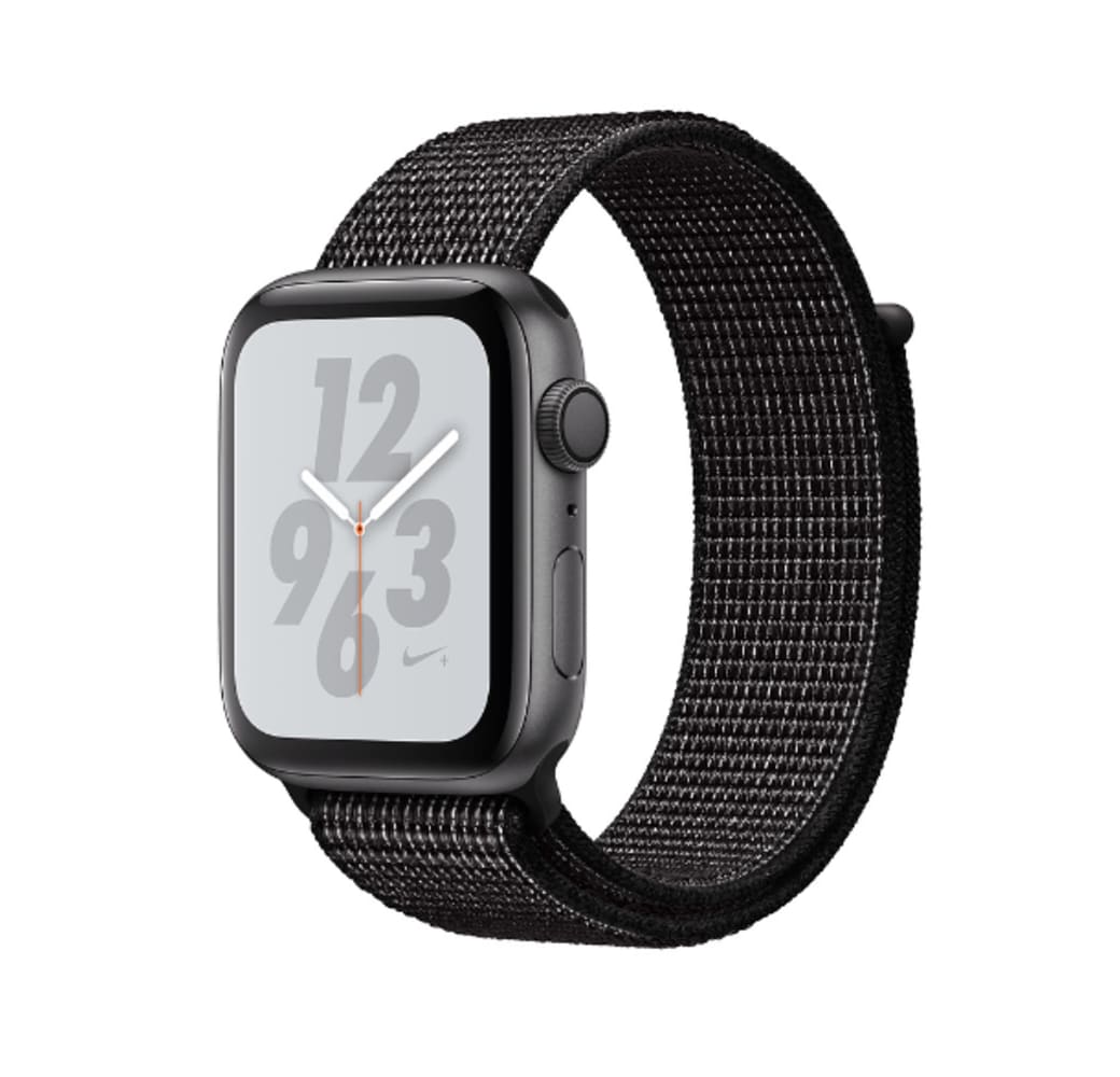 Black Woven Apple Watch Nike+ Series 4 GPS+Cell, 40mm Aluminium case, Sport loop / band.2