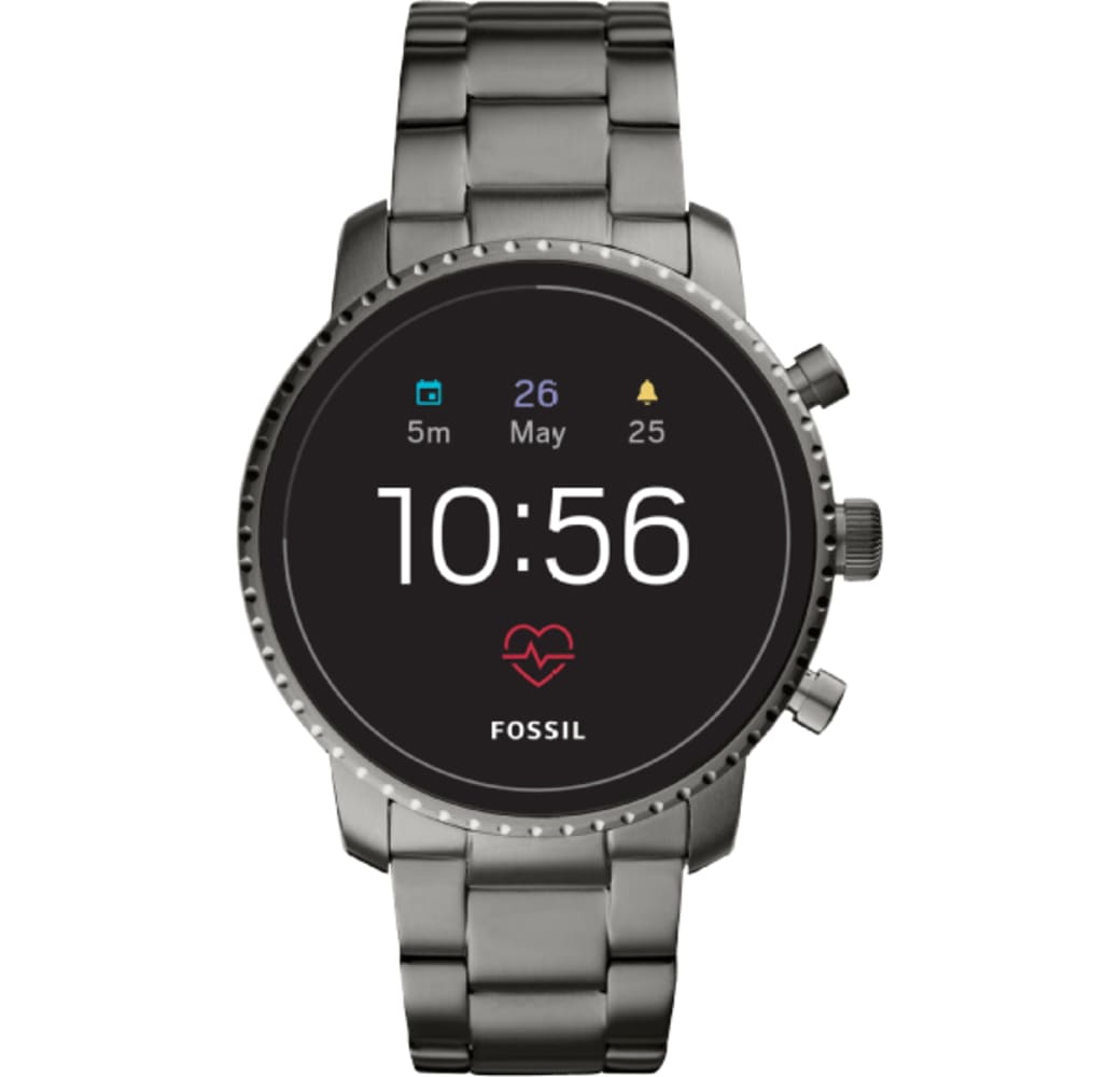 Grau Fossil Explorist HR (4. Generation) Smartwatch.1