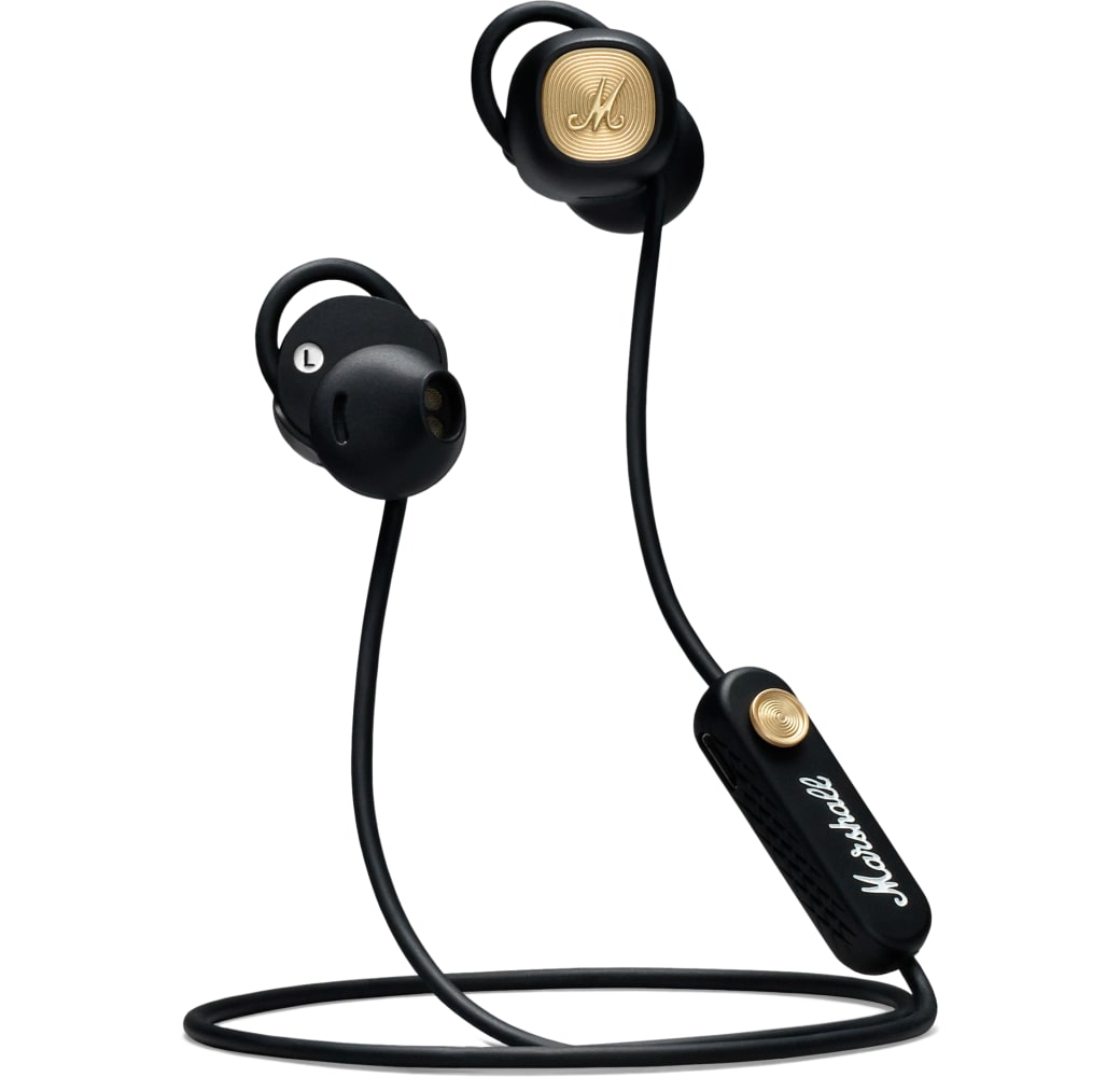 Black Marshall Minor II In-ear Bluetooth Headphones.1