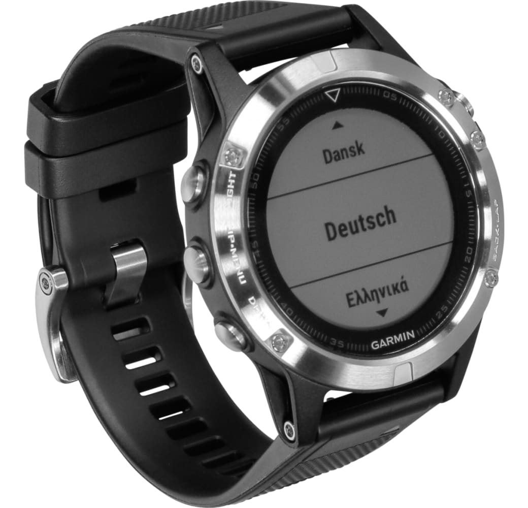 Negro / Plata Garmin Fēnix® 5 GPS Sports watch.3