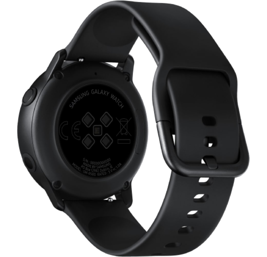 Negro Samsung Galaxy Watch Active, 40mm Aluminium case, Silicone band.3