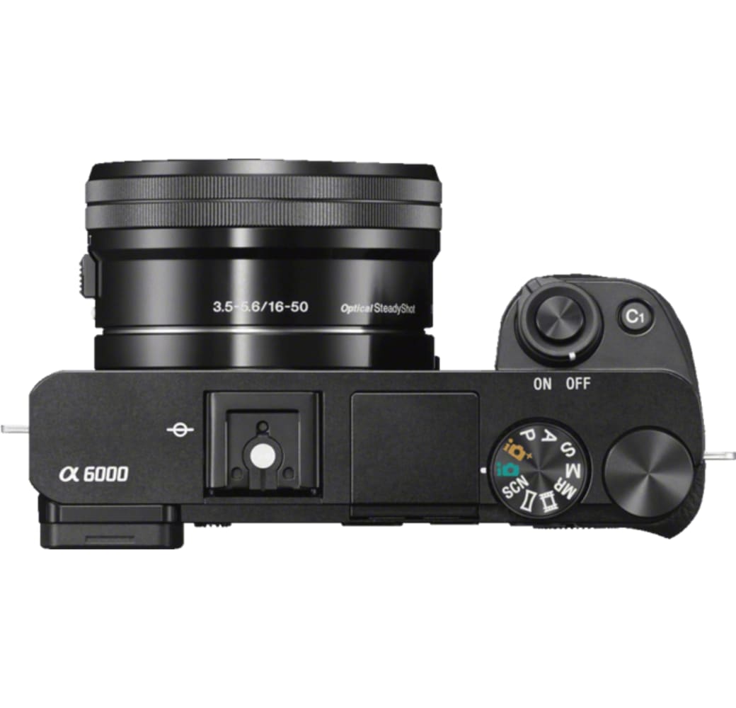 Black Sony Alpha 6000 Camera Kit with E PZ 16-50 mm f/3.5-5.6 OSS Lens.3