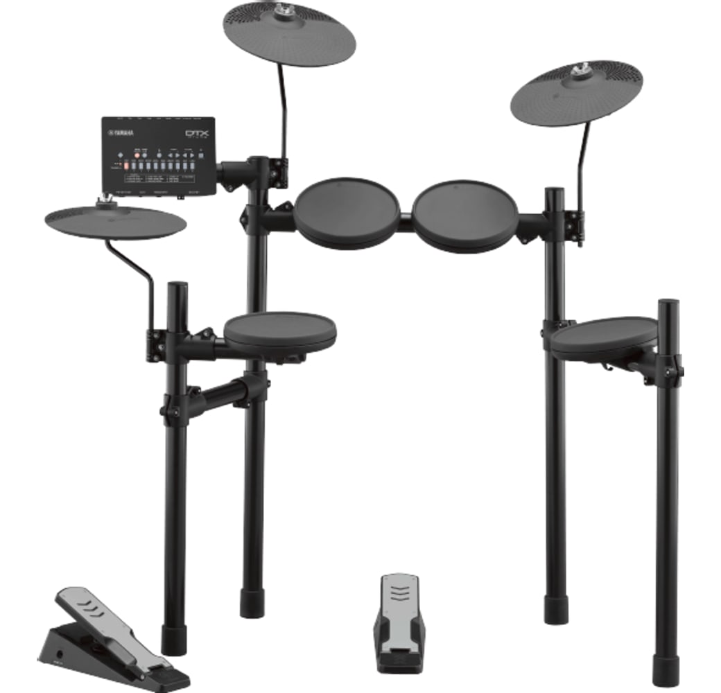 Black YAMAHA DTX402K Digital Drum Kit.1