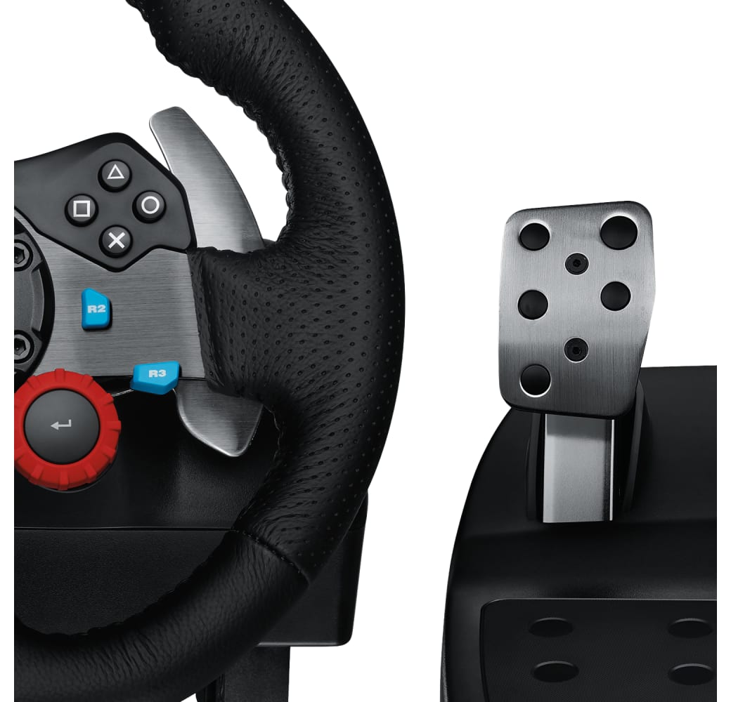 Black Logitech G29 Driving Force Racing Steering Wheel.4