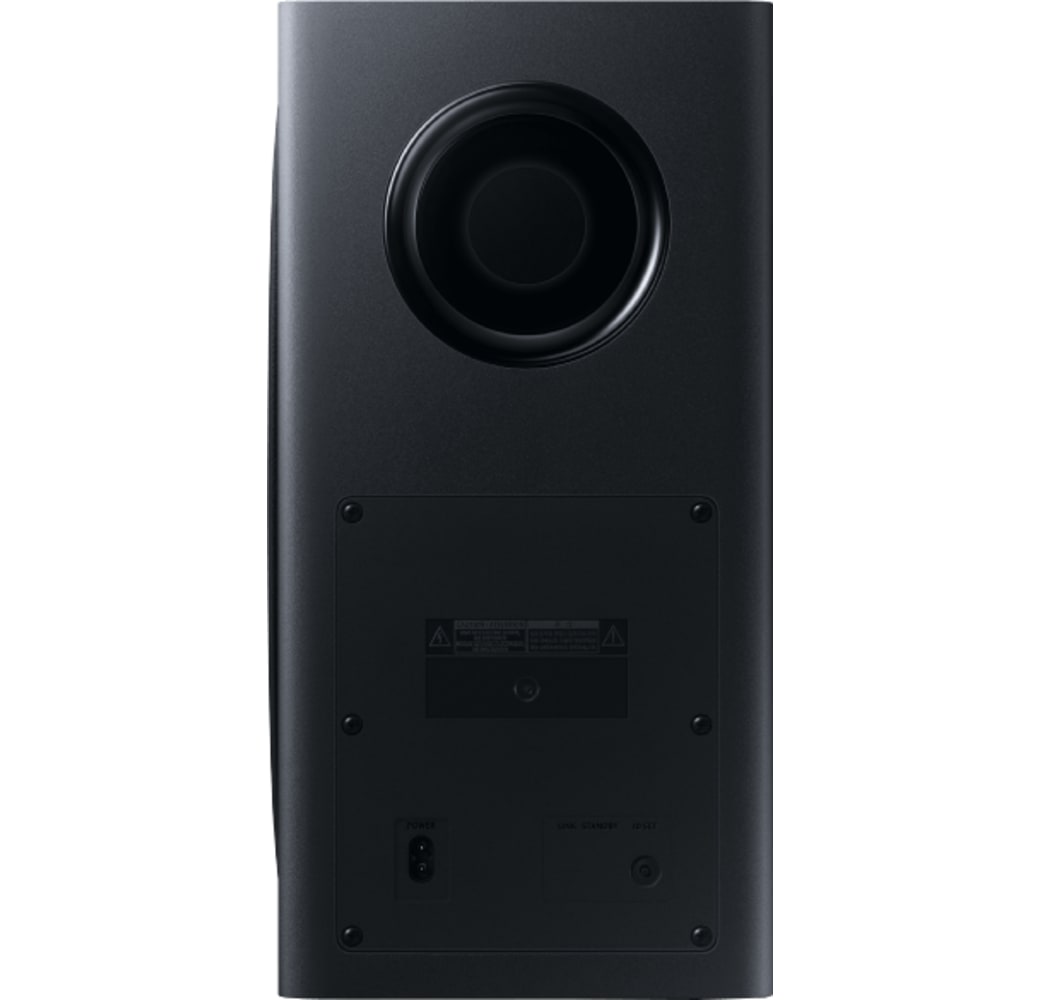 Black Samsung HW-Q70R Soundbar + Subwoofer.3