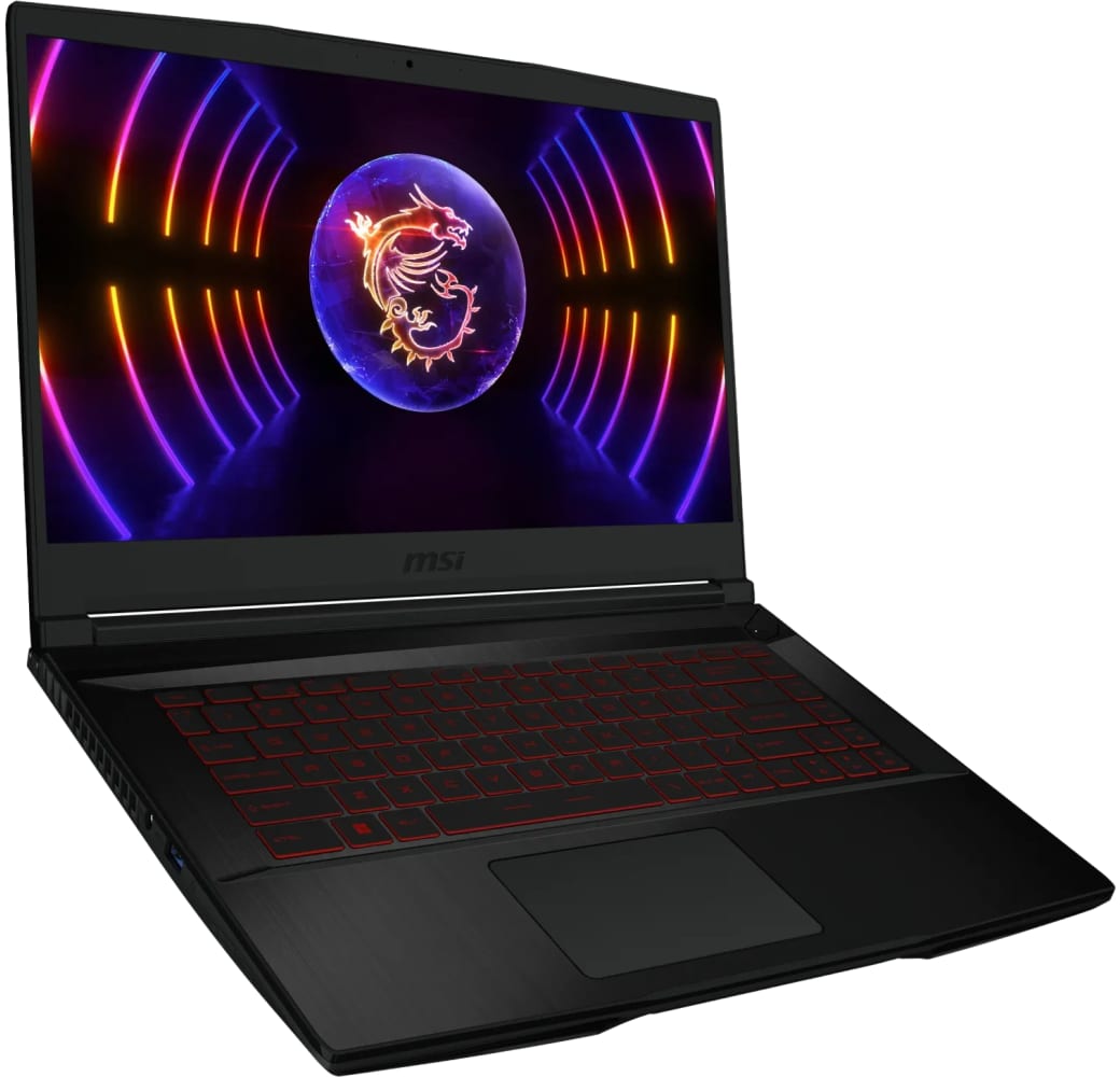 Black MSI GF63 Thin 12UC-674 Gaming Laptop - Intel® Core™ i5-12450H - 16GB - 512GB SSD - NVIDIA® GeForce® RTX 3050.3