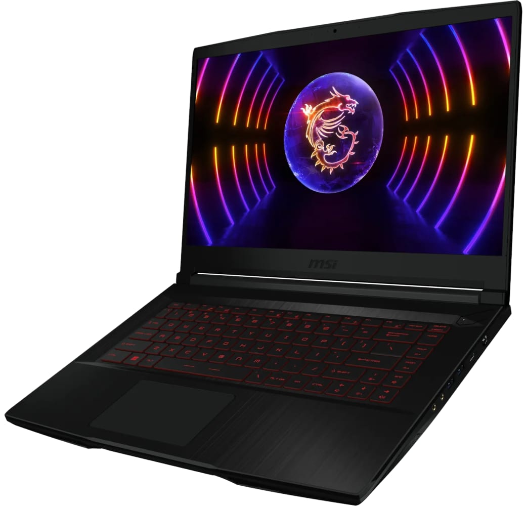 Black MSI GF63 Thin 12UC-674 Gaming Laptop - Intel® Core™ i5-12450H - 16GB - 512GB SSD - NVIDIA® GeForce® RTX 3050.4