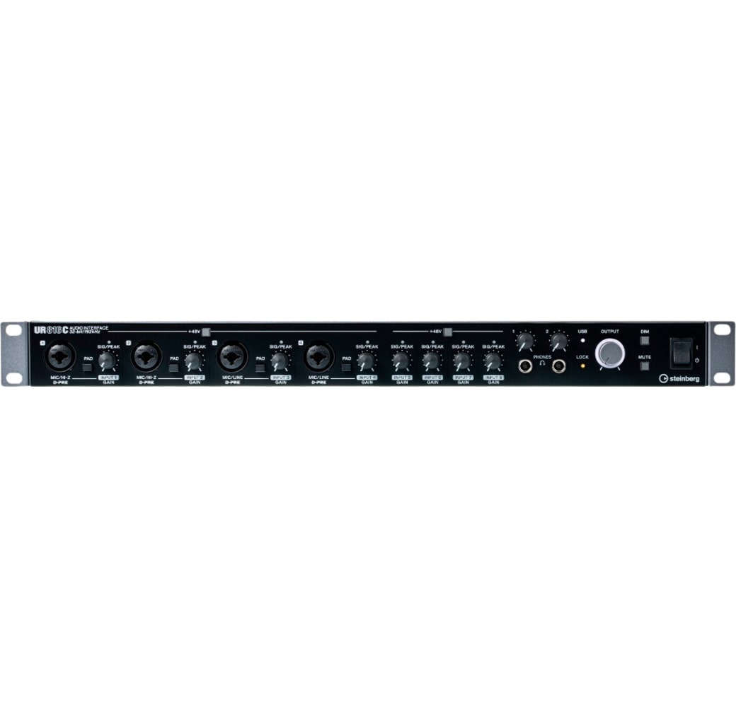 Negro Steinberg UR816C Audio Interface.4