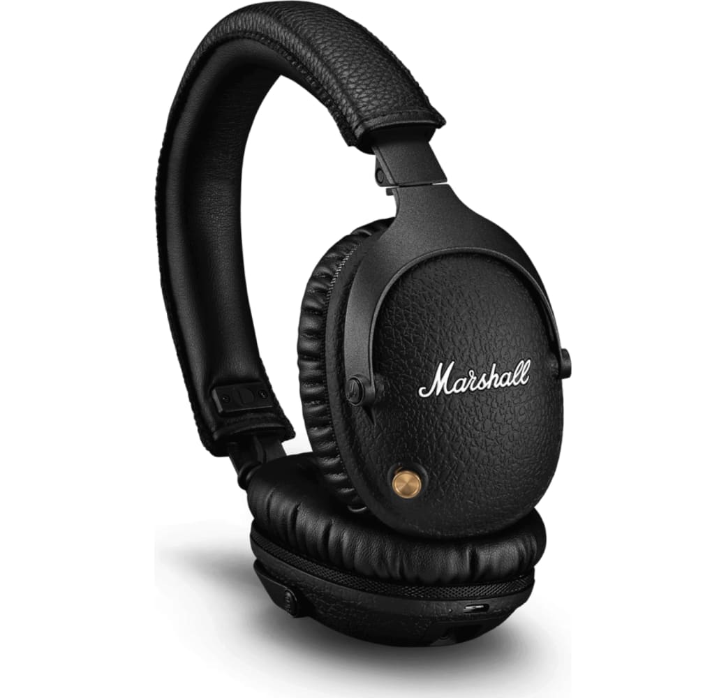 Black Marshall Monitor II Noise-cancelling Over-ear Bluetooth Headphones.1