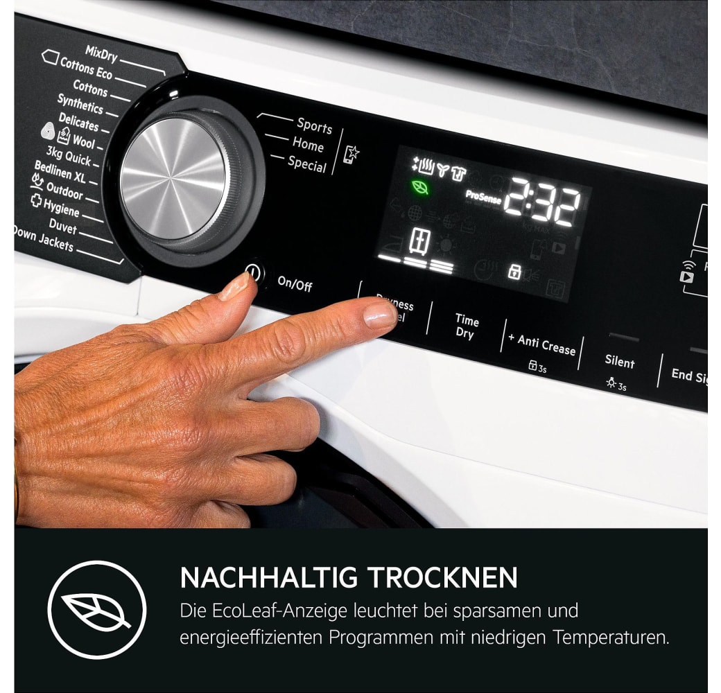 Weiß Aeg Electrolux TR8T70680 Heat Pump Dryer.3