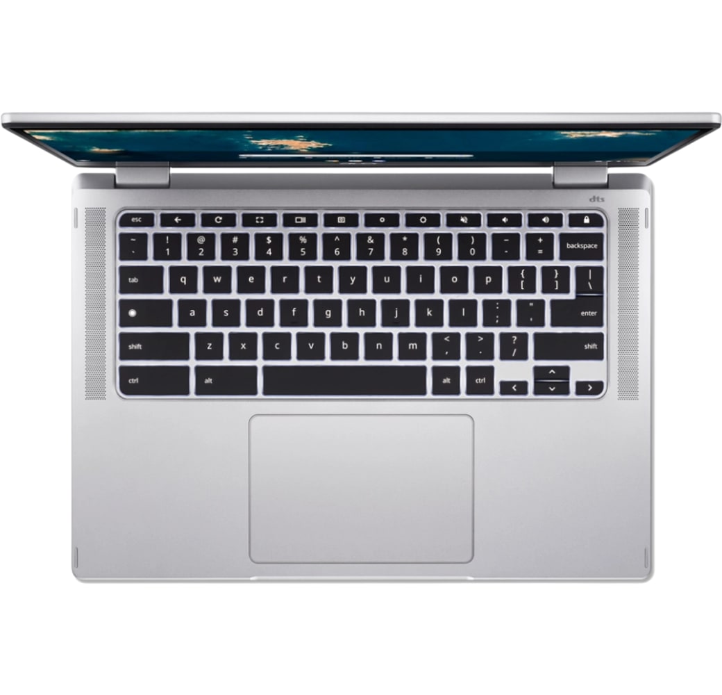 Funkelnd Silber Acer Chromebook Spin 314 Notebook - Intel® Celeron®-N4500 - 8GB - 64GB eMMC - Intel® UHD Graphics.3