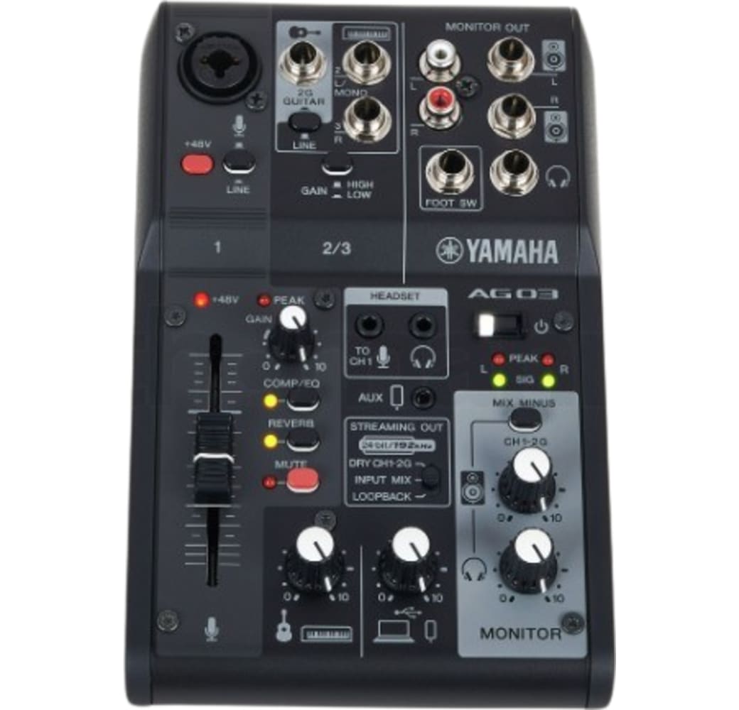 Rent Yamaha AG03 MK2 Audio Interface from €9.90 per month