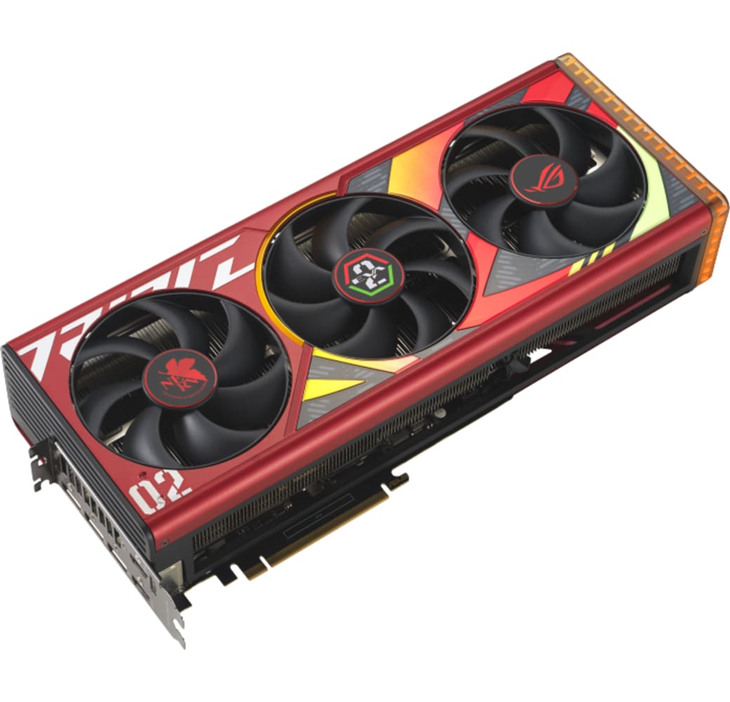 Red ASUS GeForce RTX 4090 ROG Strix 24GB OC EVA-02 Edition Gaming Graphics Card.3