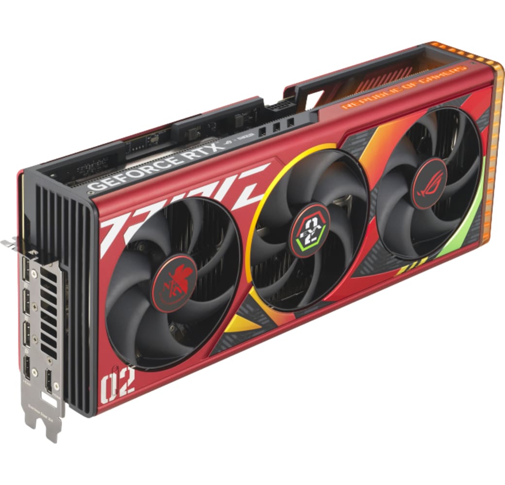 Rot ASUS GeForce RTX 4090 ROG Strix 24GB OC EVA-02 Edition Gaming Grafikkarte.4