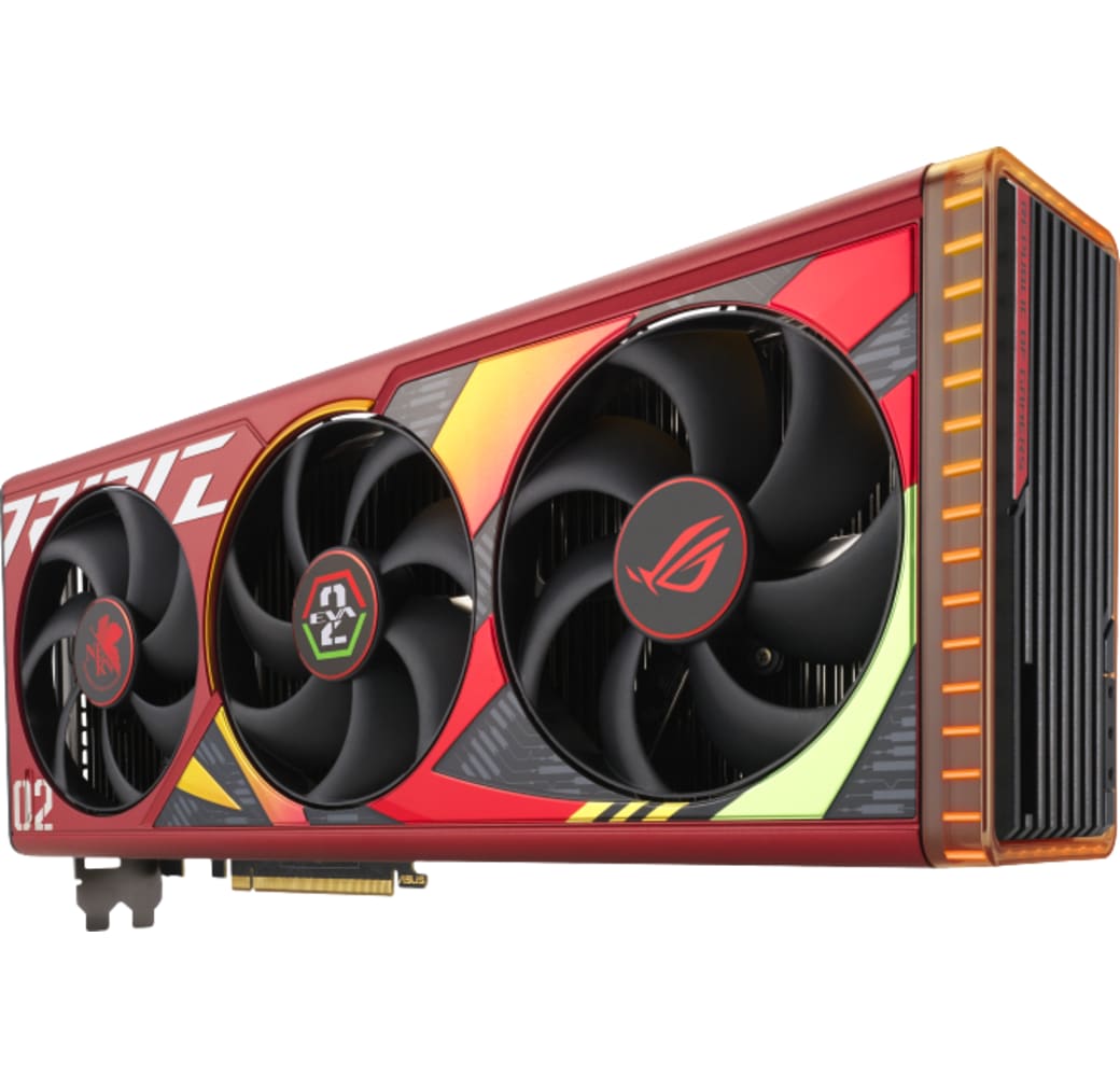 Red ASUS GeForce RTX 4090 ROG Strix 24GB OC EVA-02 Edition Gaming Graphics Card.5