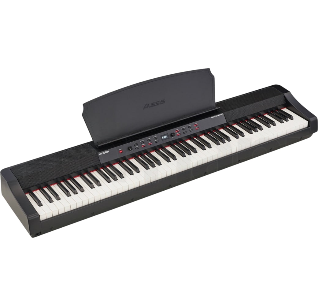 Black Musical Instrument Alesis Prestige Artist Digital Piano.1