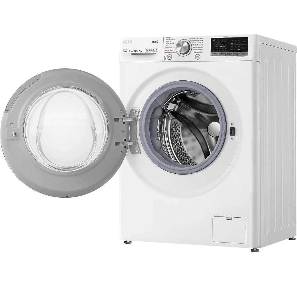 White LG V7WD107H2E Washer Dryer.3