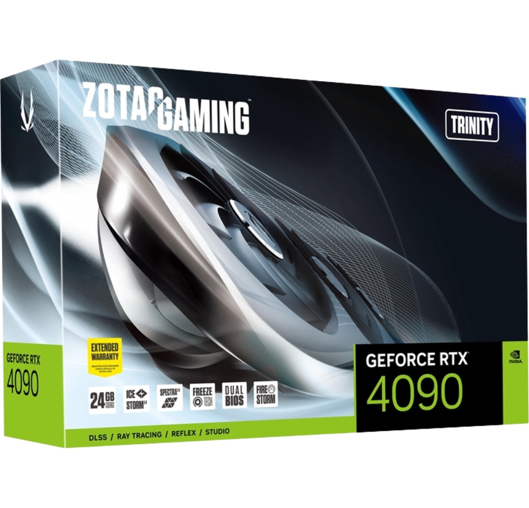 Negro Zotac GeForce RTX 4090 Trinity 24GB Tarjeta gráfica.6