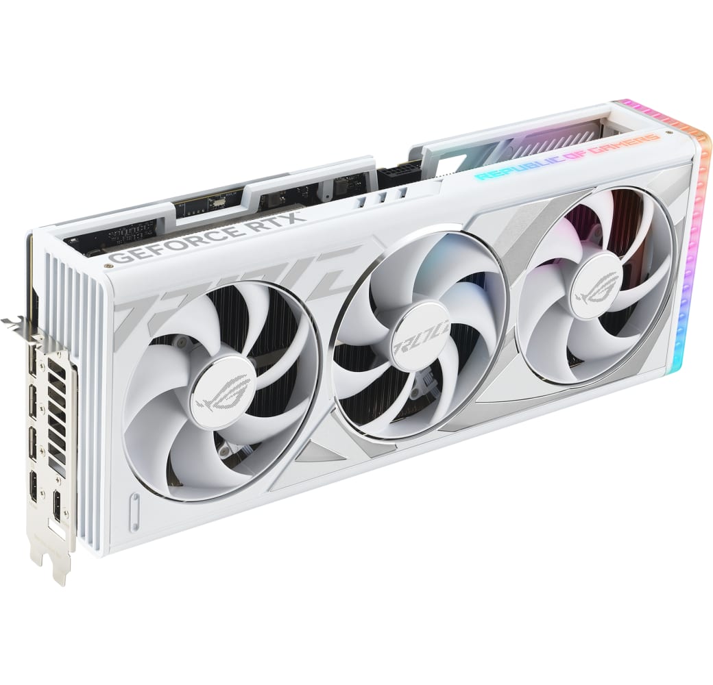 White ASUS ROG Strix GeForce RTX 4090 OC 24GB Graphics Card.3