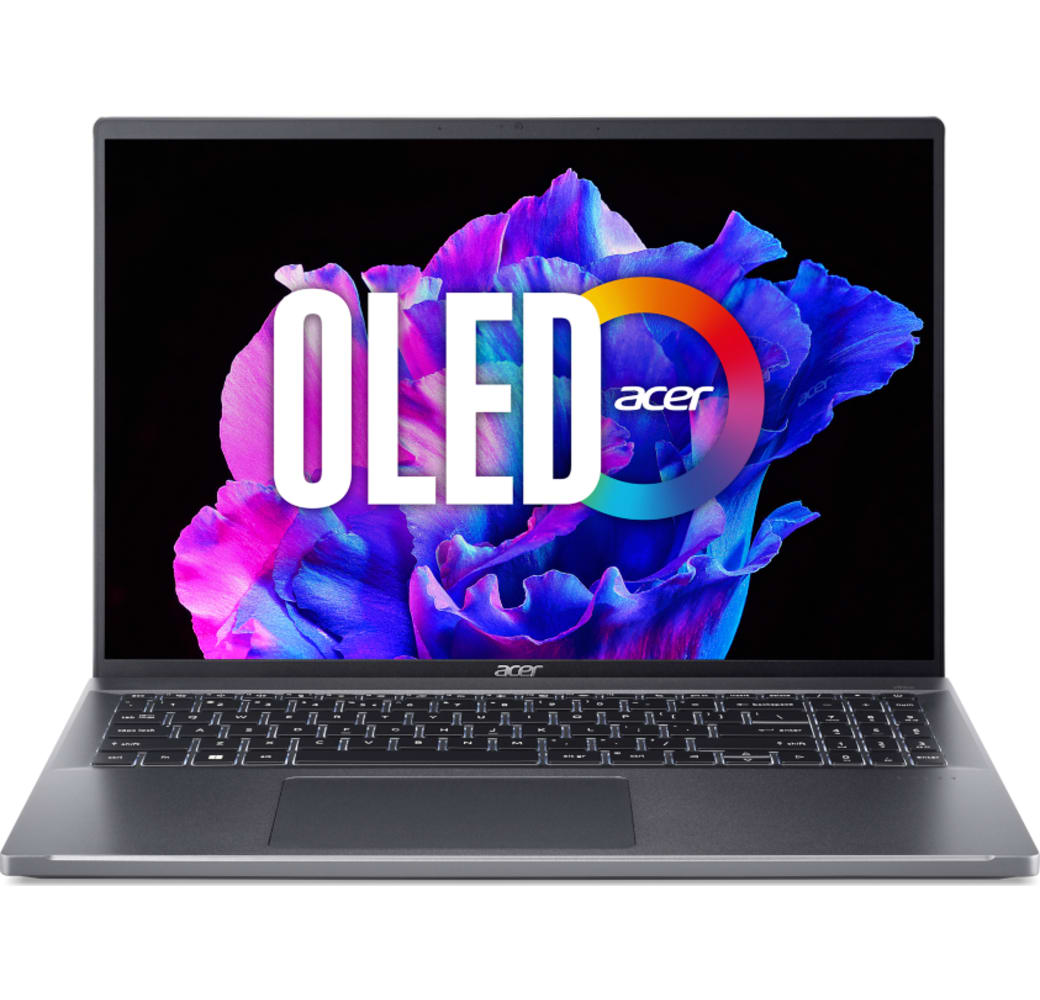 Stahlgrau Acer Swift Go 16 OLED Notebook - Intel® Core™ i5-1335U - 16GB - 1TB SSD - Intel® Iris XE.2