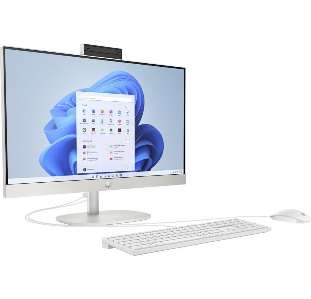 White HP 24-cr0007ng All-in-One - Intel® Core™ i7-1335U - 16GB - 1TB SSD - Intel® Iris® Xe Graphics.2