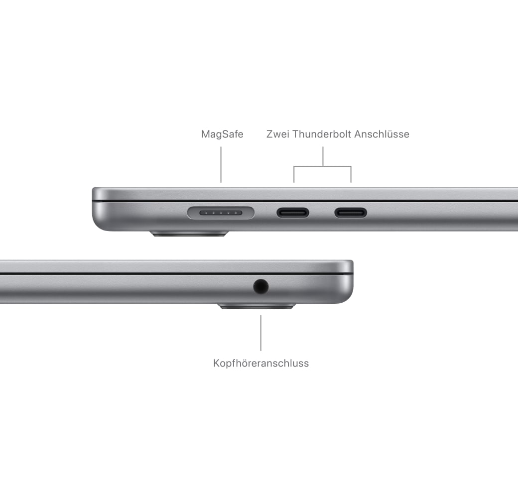 Weltraum grau MacBook Air 15" - Apple M3 - 8GB Memory 256GB SSD - Integrated 10-core GPU.5