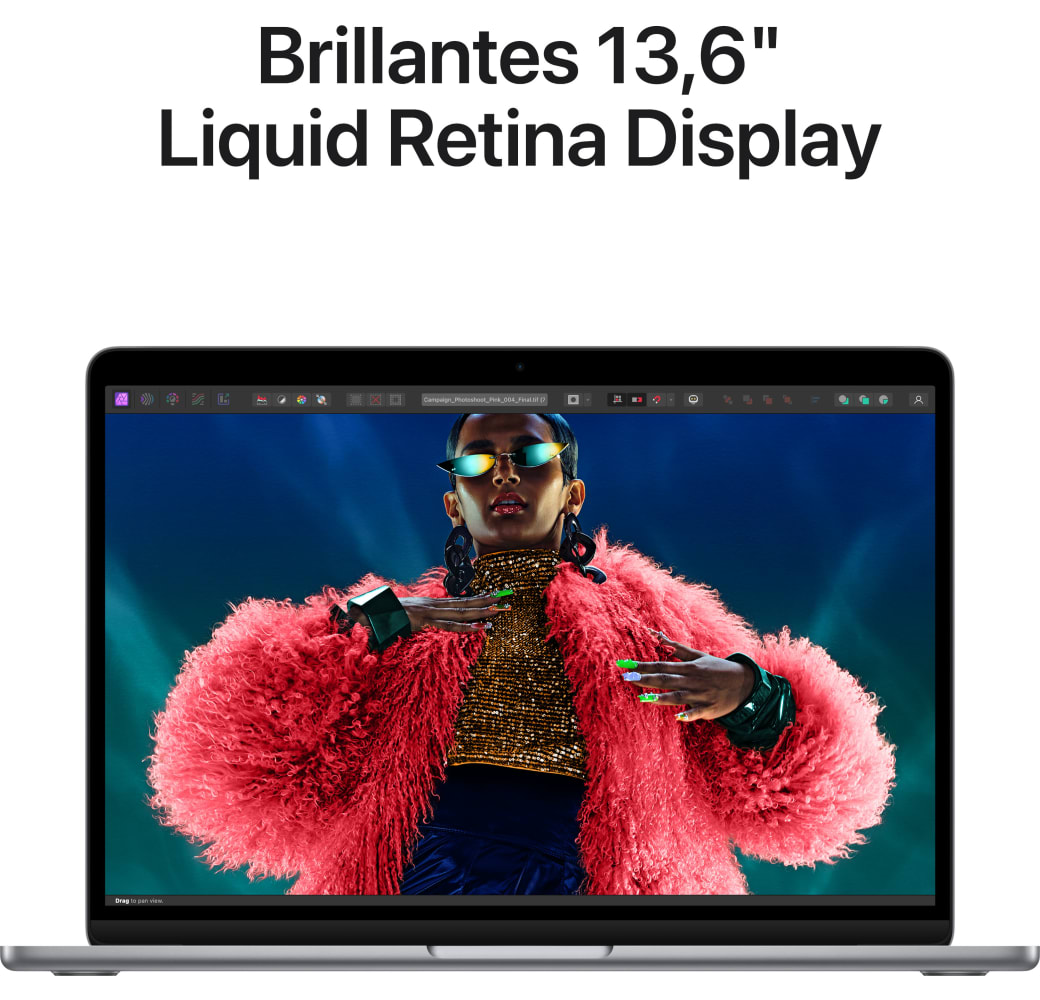 Space Grey MacBook Air 13" - Apple M3 Chip 16GB Memory 512GB SSD - Integrated 10-core GPU.4