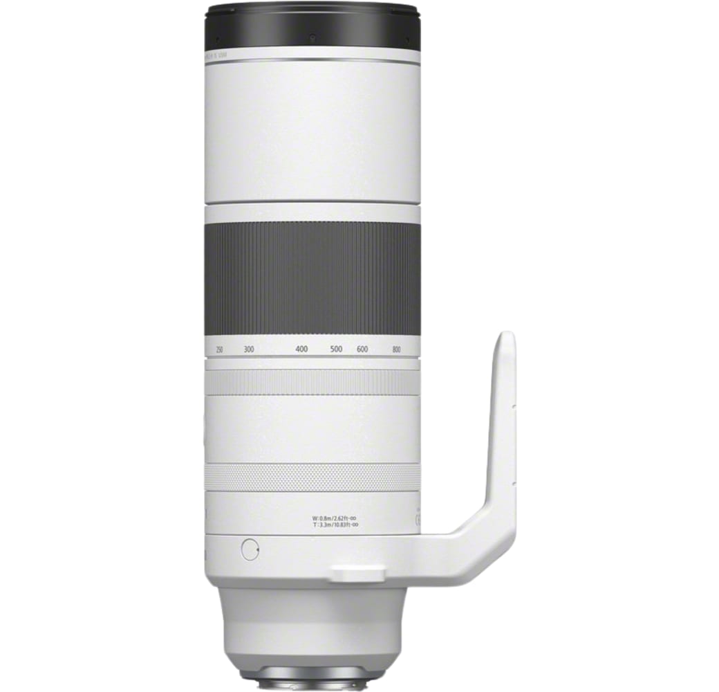 White Canon RF 200-800mm F6.3-9 IS USM.2