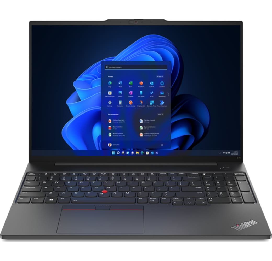 Black Lenovo ThinkPad E16 Laptop - Intel® Core™ i7-1355U - 16GB - 512GB SSD - Intel® Iris® Xe Graphics.1