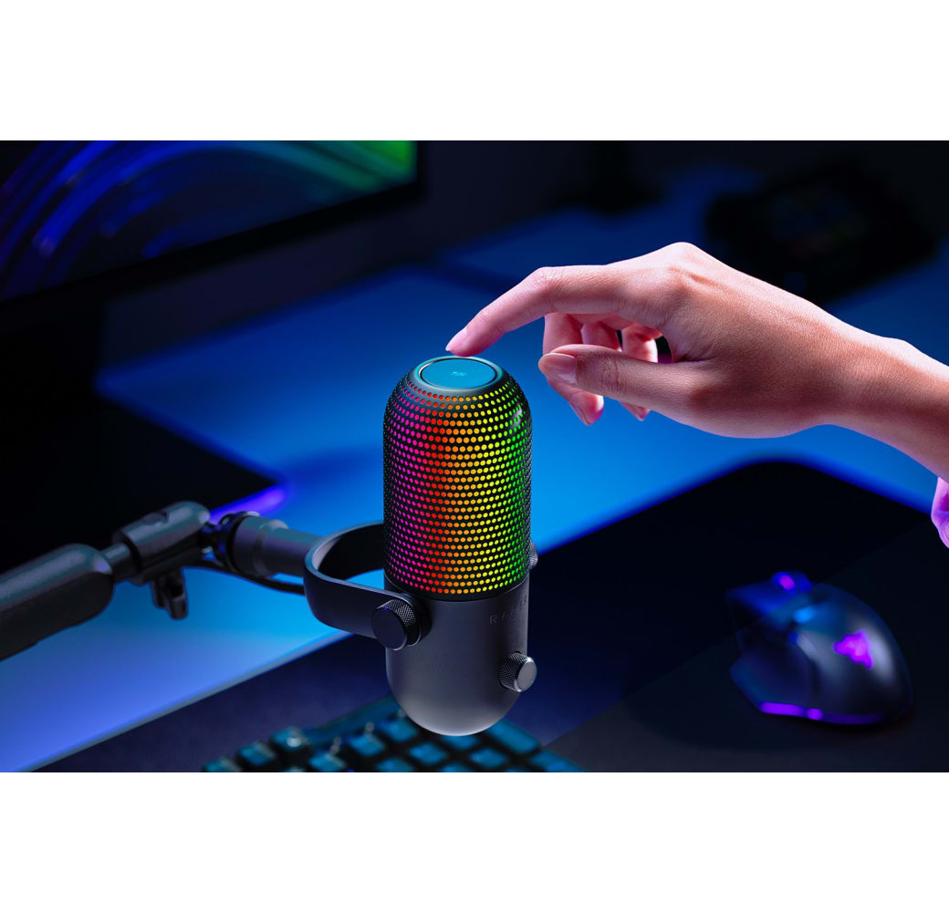 Zwart Razer Seiren V3 Chroma Microphone.4