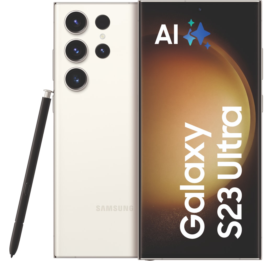 Cream Samsung Galaxy S23 Ultra Smartphone - 256GB - Dual SIM.1