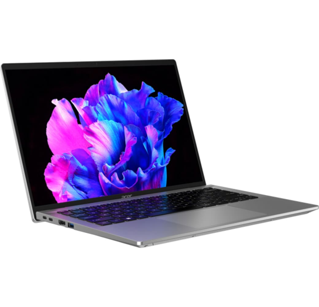 Puur zilver Acer Swift Go 14 OLED Laptop - Intel® Core™ Ultra 7-155H - 32GB - 1TB SSD - Intel® Intel® Arc.2