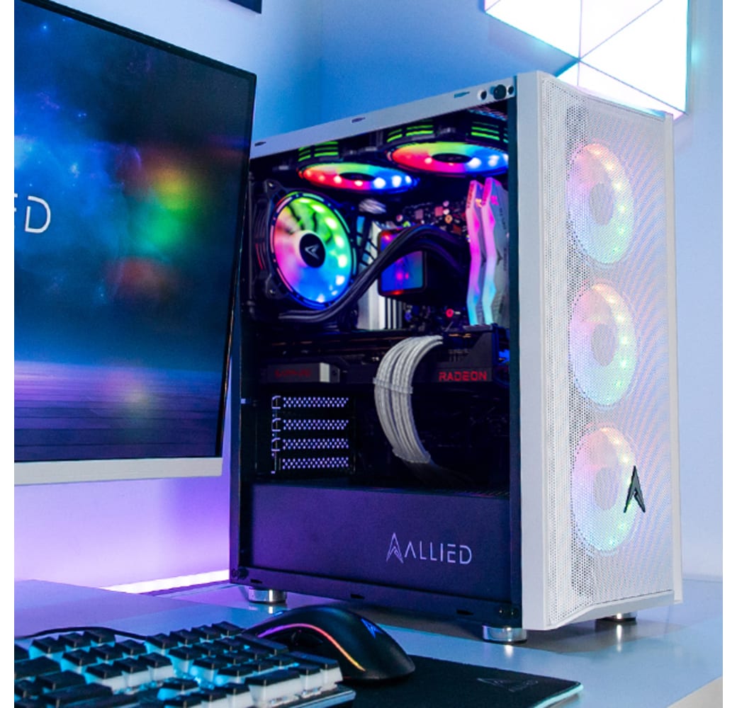 Gloss White Allied Patriot Gaming Desktop | i7/RX 7900XT/1TB.6