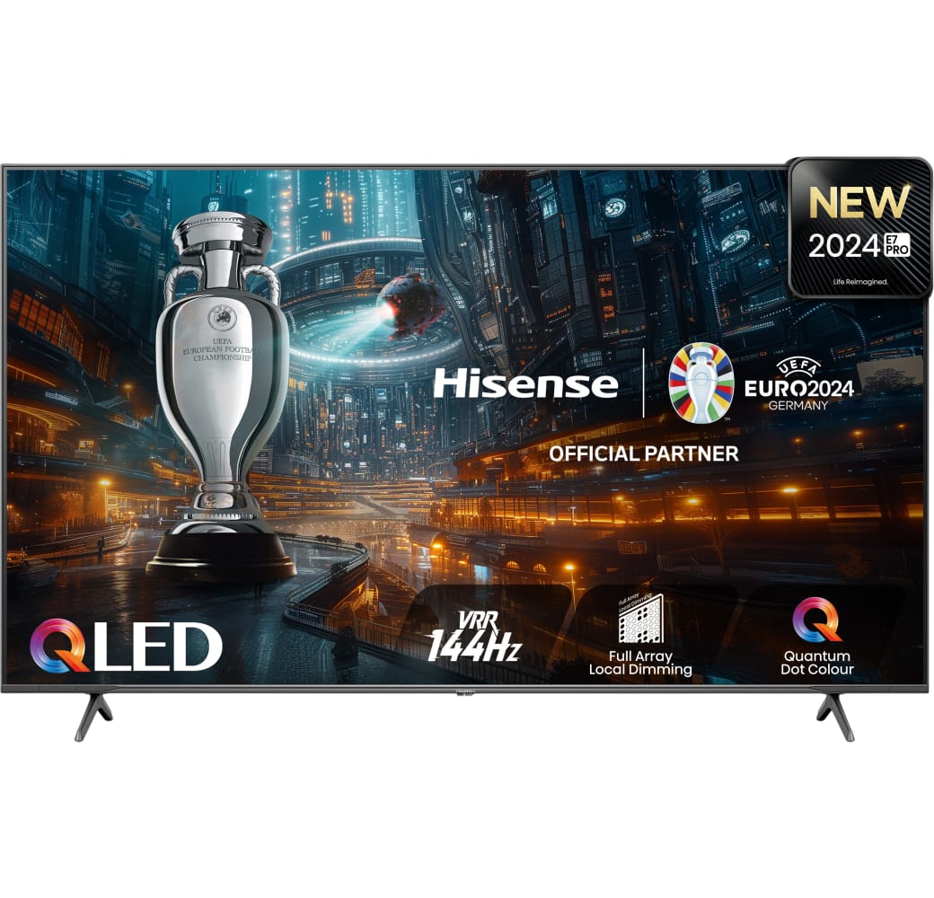 Schwarz Hisense 55E77NQ PRO - TV 55" QLED 4K.1