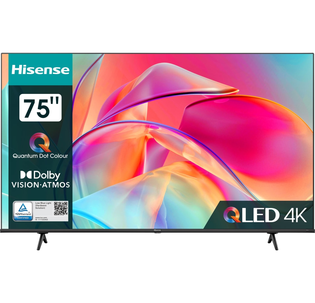 Schwarz Hisense 75E77KQ - TV 75" UHD 4K.1