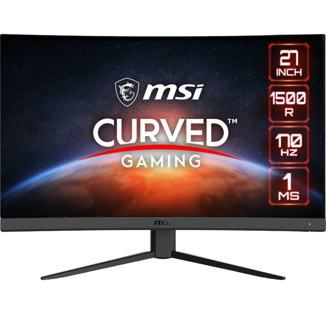 Schwarz MSI - 27" Gaming Monitor G27CQ4DE E2 .1