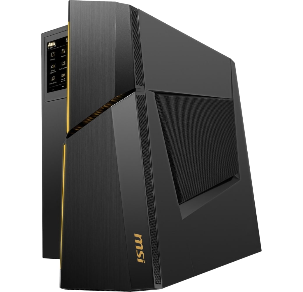 Black MSI MEG Trident X2 13NUI-013AT Gaming Desktop - Intel® Core™ i9-13900K - 64GB - 2TB SSD - MSI GeForce® RTX 4090.2