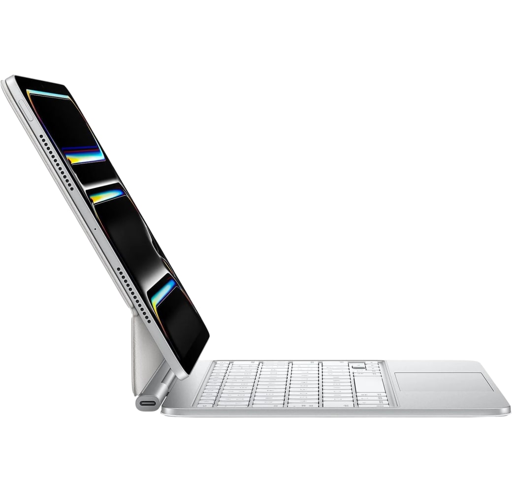 White Apple Magic Keyboard for 11" iPad Pro (M4) - QWERTY.2